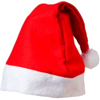 Chapéu de Pai Natal vermelho para crianças