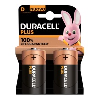 Pilhas Alcalinas Tipo D - Duracell - 2 unidades