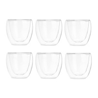 Copo de café em borosilicato 100 ml - 6 peças