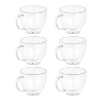 Chávena de café em borosilicato 140 ml - 6 unid.