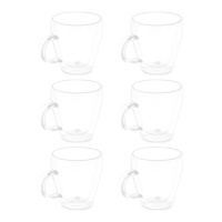 Caneca de borosilicato 270 ml - 6 unid.