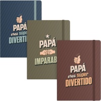 Caderneta para o Pai divertido de 19 x 13 cm - 1 unidade