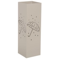 Suporte de guarda-chuva de 49 cm com design de guarda-chuva e chuva