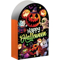 Saco para doces Happy Halloween 16 x 11 cm - 6 unid.