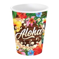 Copos Tropical Aloha 240 ml - 6 unidades