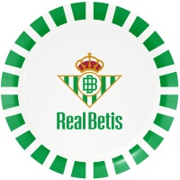 Pratos Real Betis Balompié 23 cm - 8 unidades